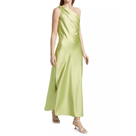 Tanya Taylor Dresses & Skirts - Tanya Taylor  Stassi Satin One-Shoulder Dress | Sz 8